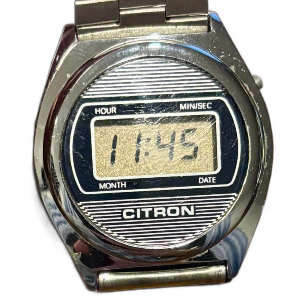 Vintage 1970s Citron International Digital Quartz Watch